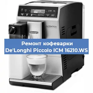 Ремонт кофемашины De'Longhi Piccolo ICM 16210.WS в Москве